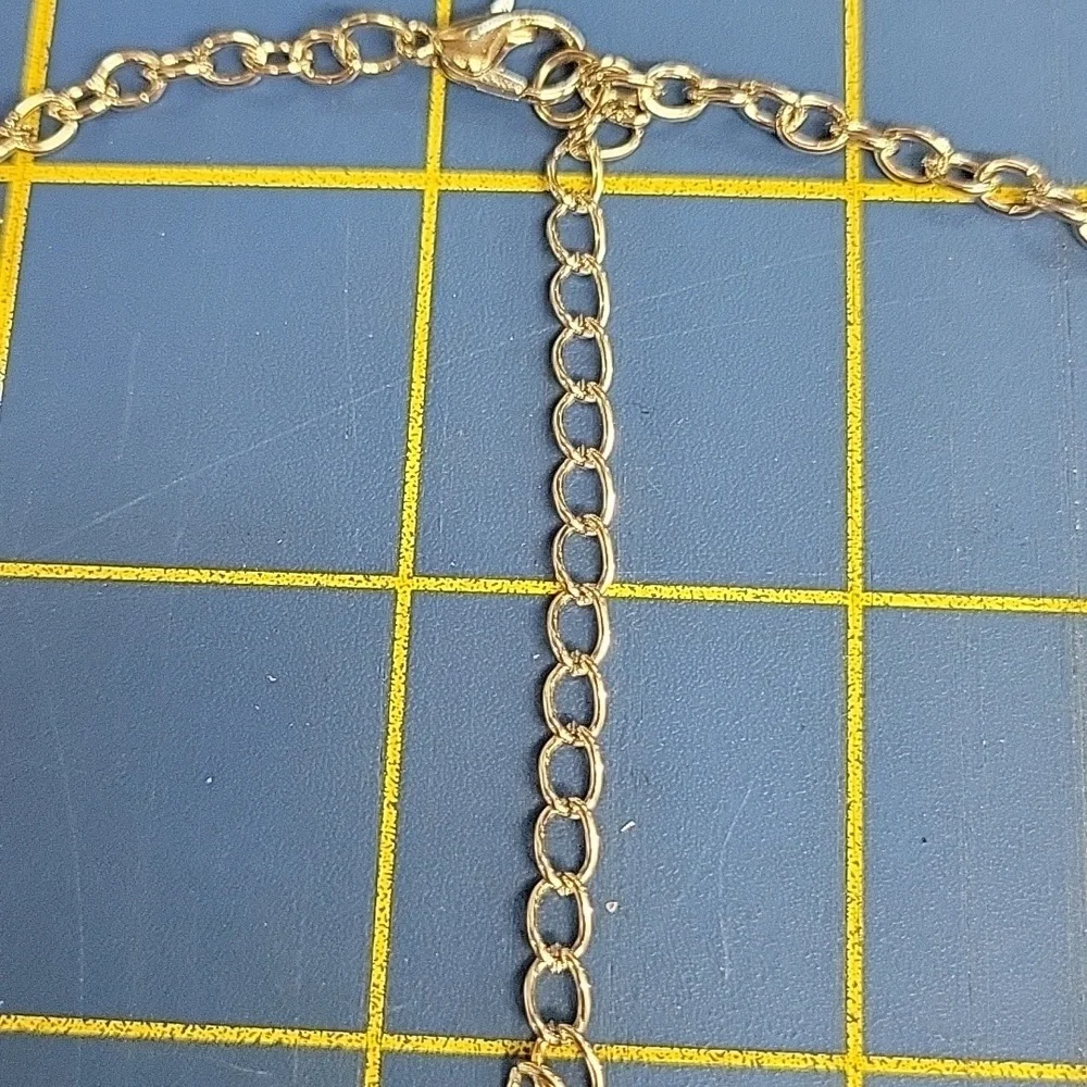 Diamond Faux Silver Tone 18" + 2" Extension Necklace - Picture 2 of 6